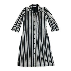 La Belle 90s Vintage Sexy Shirt Dress Size M